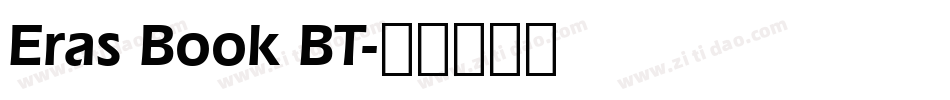 Eras Book BT字体转换